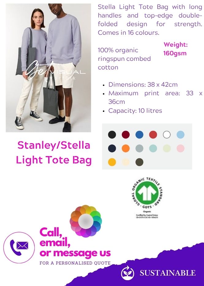 Stanley/Stella Light Tote Bag - Sustainable