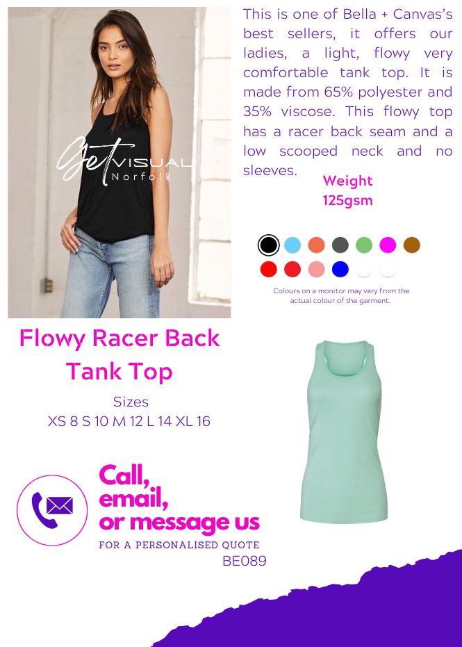 Flowy Racer Back Tank Top