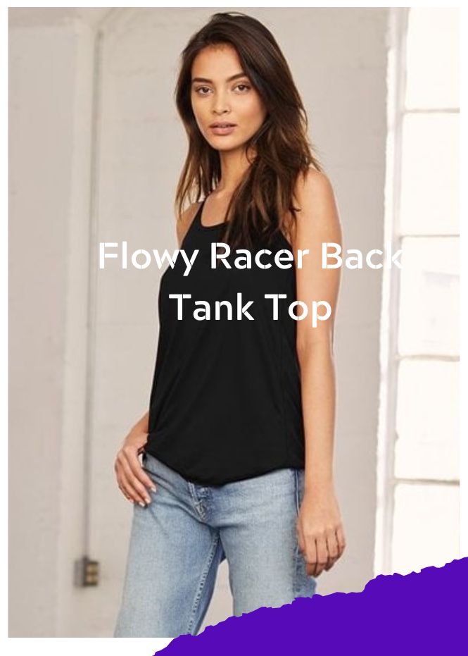 Flowy Racer Back Tank Top