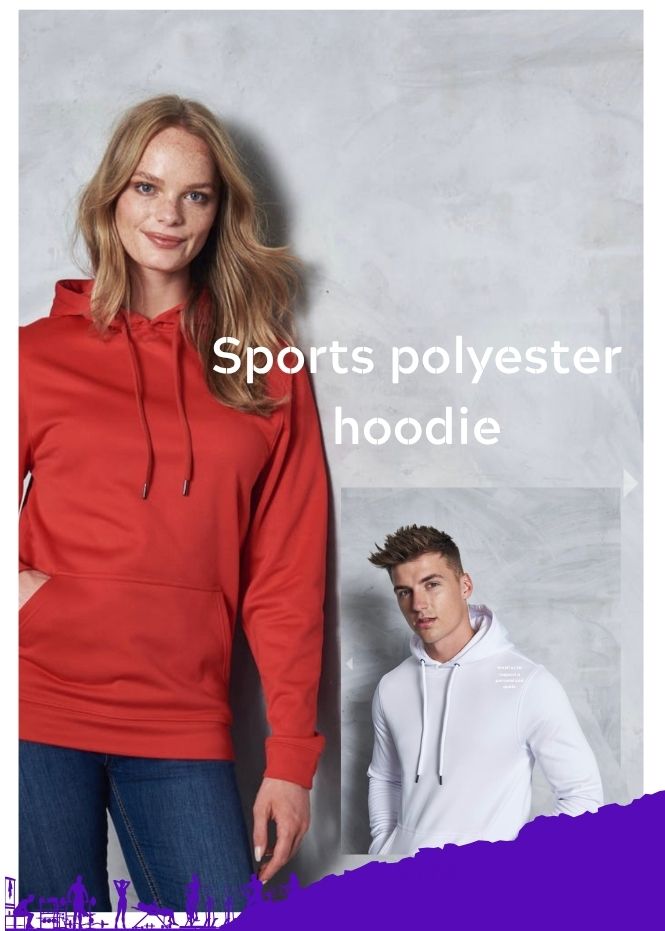 Sports Polyester Hoodie