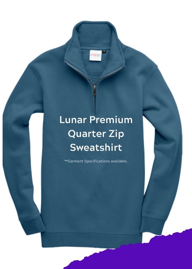Quarter Zip - Lunar Premium Sweatshirt