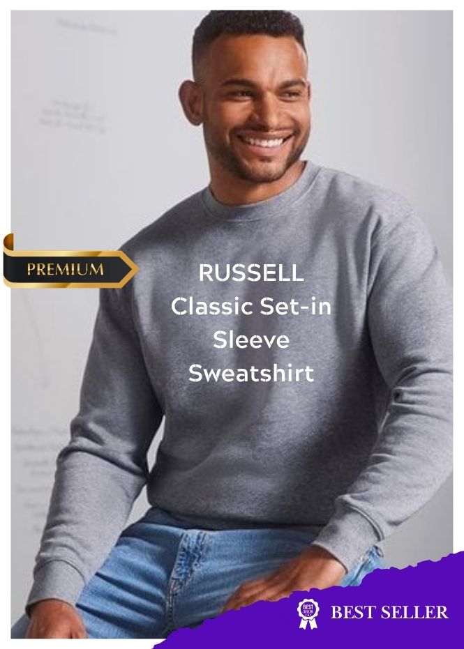 RUSSELL Classic Set in Sleeve Sweatshirt